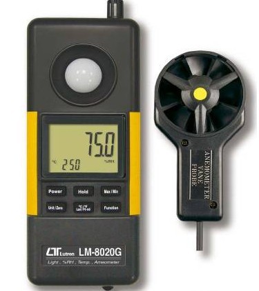 路昌LM-8020G风速/照度/温湿度/温度计