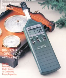 泰仕TES-1360A数字式温湿度计|TES 1360A数字式温湿度测量仪 