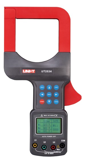 优利德UT253A大口径漏电钳形电流表|UT253A漏电钳形电流表