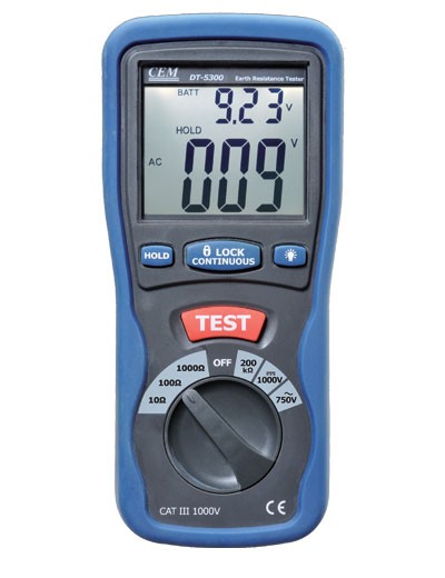 CEM DT-5300/5300B专业接地电阻测试仪|接地电阻分析仪